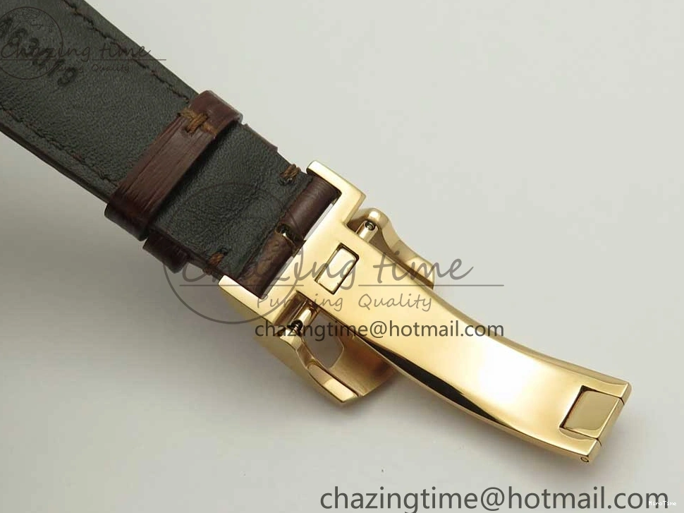 MIROTIME 0217 Portuguese Tourbillon IW5046 RG ZF Best Edition White Dial on Brown Leather Strap UrbanStyle 7144